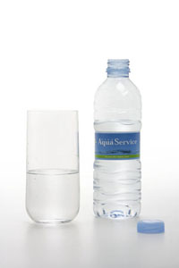 Botella 50cl con vaso